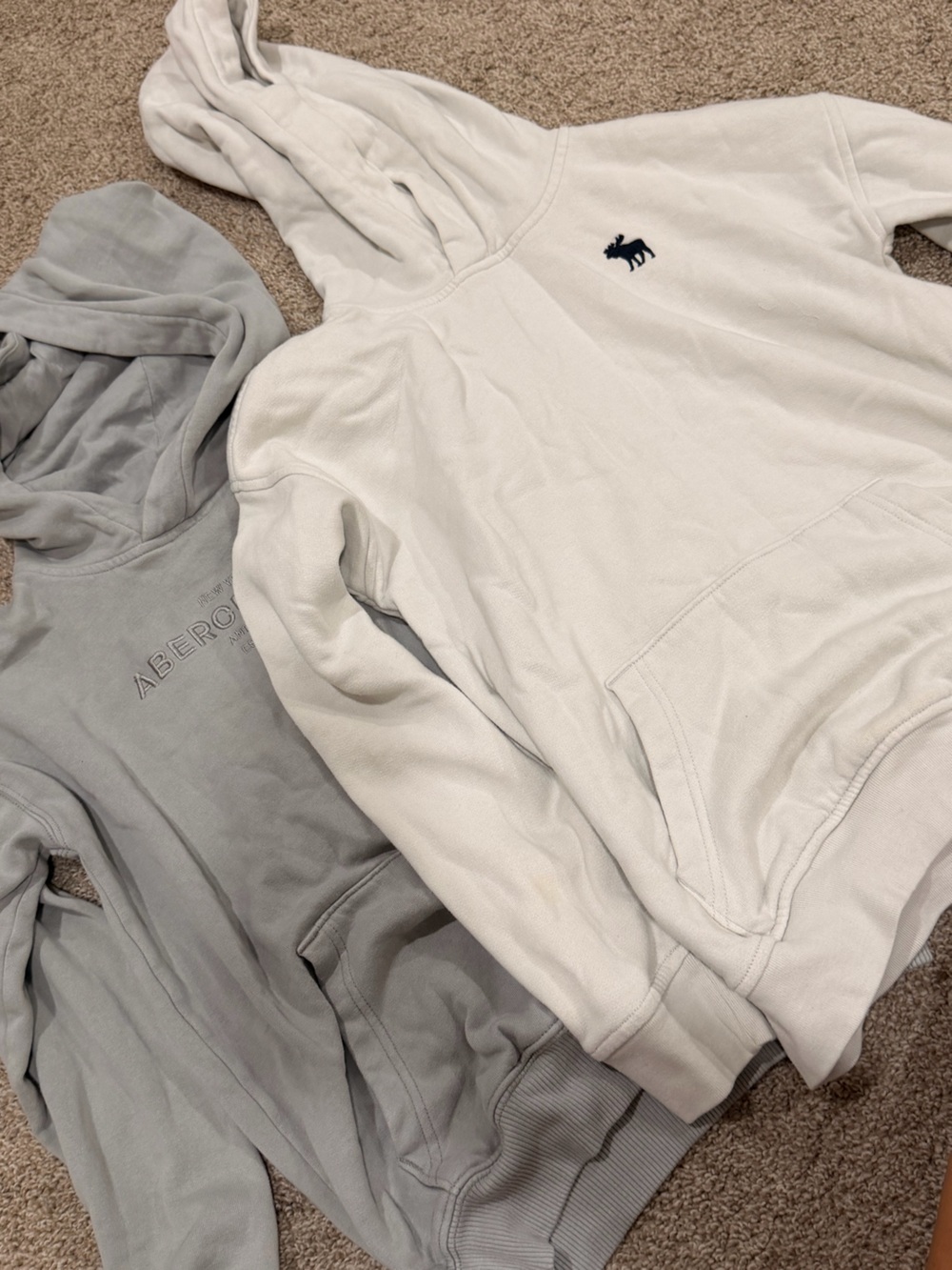 3 Abercrombie & Fitch youth hoodies